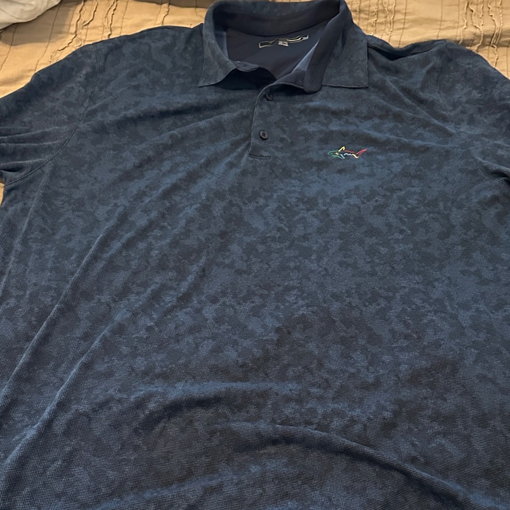 Greg Norman Collection Navy Polo Shirt
